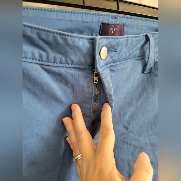 NYDJ Women's Blue Crop Pants Slimming Plus Size 16 - Picture 7 of 8